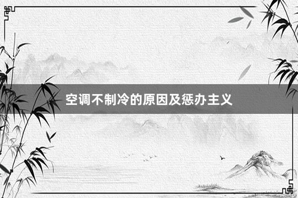 空调不制冷的原因及惩办主义